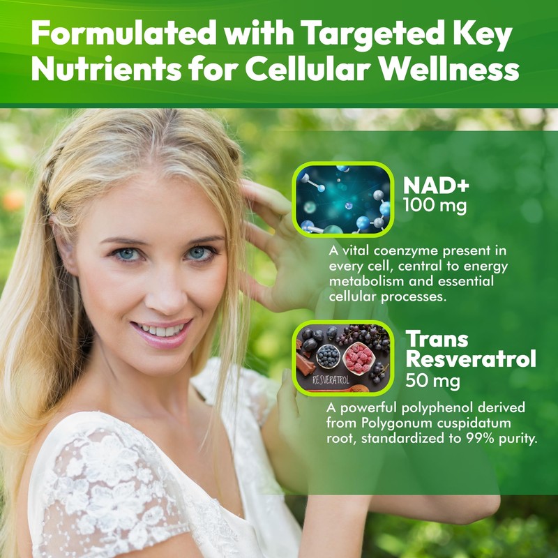 NutraPep NAD+ Liquid Supplement - Liposomal NAD+ Boost for Healthy