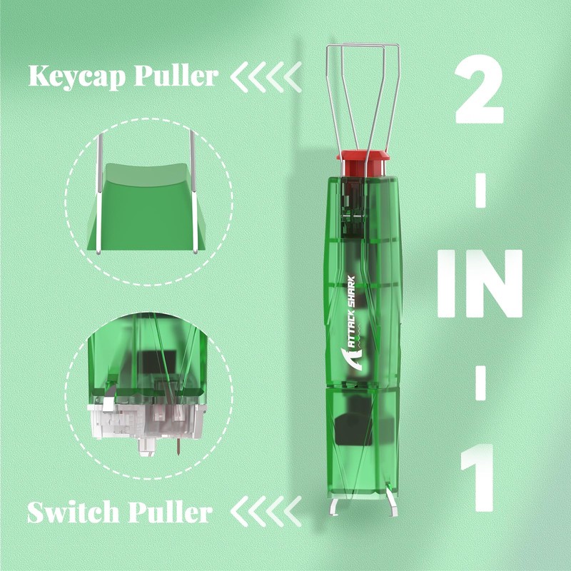 ATTACK SHARK KS01 2-in-1 Keycap Puller and Switch Puller for