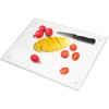 JAMBALAY 20"x16" Tempered Glass Cutting Board for Kitchen, Large Glass