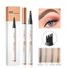 HOUSN Waterproof Liquid Eyebrow Pencil, with Four Fork Tips, Quick