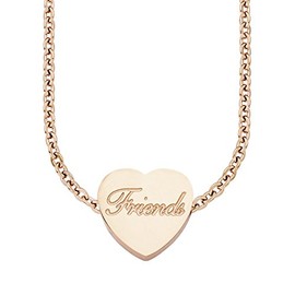 s.Oliver Children's Necklace with Pendant Stainless Steel Girls Friends Rose-Gold