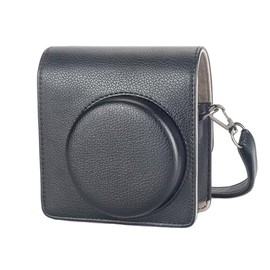 KALDA Mini 99 Tasche für Instax Mini 99 Sofortbildkamera, Schutztasche aus Weichem Kunstleder mit Schulterriemen (Mini 99, Schwarz)