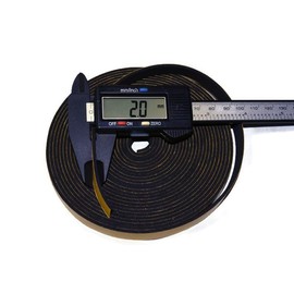 ACCORDION BELLOWS REPAIR SEAL TAPE ROLL ITALIAN MADE SELF ADHESIVE 16 FEET ROLL SIZE: (9MM WIDE 2MM THICKNESS)