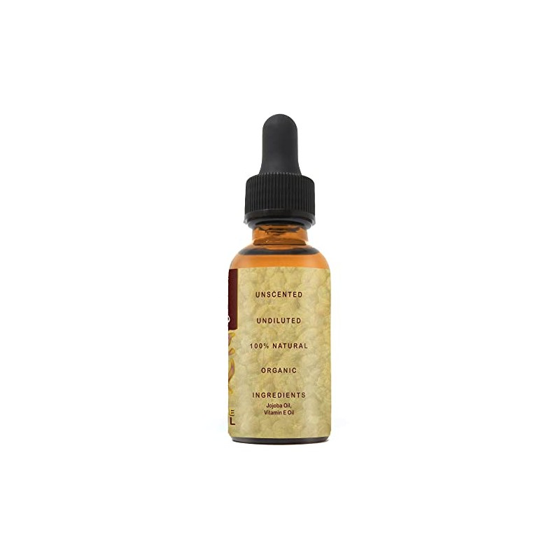 Golden Jojoba and Vitamin E Pure Beard Oil (4oz)