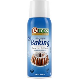 Glicks Baking Spray with Flour, 14 oz | Non-Stick Cooking Oil Spray | Kosher