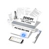 iDPRT MT610 Portable Thermal Printer, 203DPI HD Mobile-Travel-Printers, Inkless-Wireless-Small-Printer for