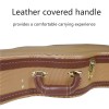 Crossrock 4/4 Full Size Classical Guitar Case, Arch-top Wooden Hardshell