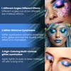 Prreal Chameleon Eyeshadow Glitter, Glitter Shimmer Eyeshadow, Multichrome Glitter Highlighter