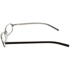 Calabria Vivid 721 Designer Reading Glasses in Black-Grey ; +1.00