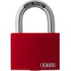 ABUS aluminium padlock "myLock" T65AL/40, red, 50870