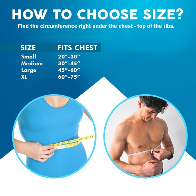 NYOrtho Rib Brace - Plush Chest Brace For Men -