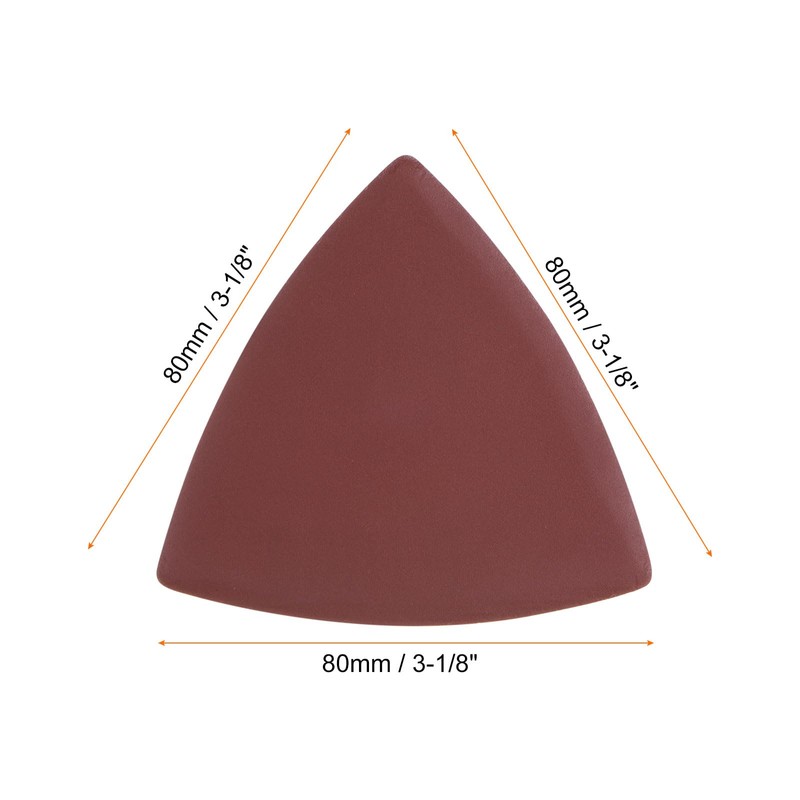 sourcing map 60pcs Triangular Hook & Loop Sandpapers 1200/1500/2000 Grits