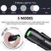 wowlite LED Torch Flashlight, V1000 Ultra Bright Flashlight with 5