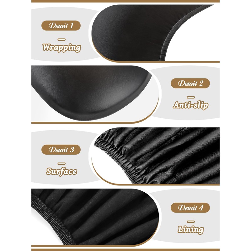 EBANKU Set of 2 Nail Arm Rest Covers for Nails