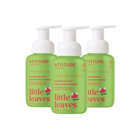 ATTITUDE ATTITUDE Foaming Hand Soap for Kids, EWG Verified, Dermatologically Tested, Plant- and Mineral-Based Ingredients, Vegan, Watermelon & Coco, 10 Fl Oz (Pack of 3)