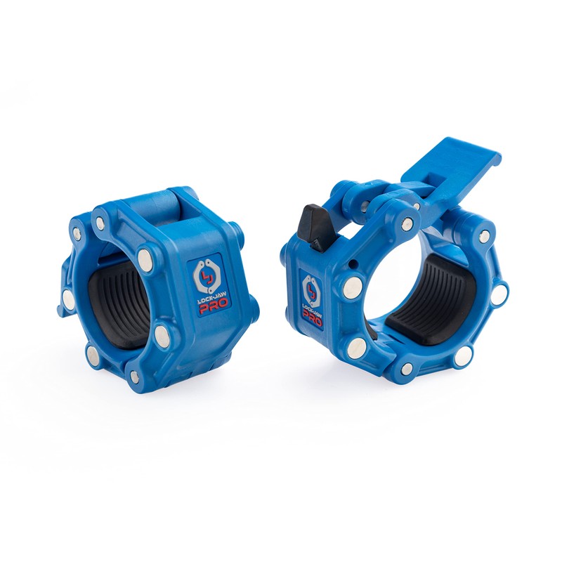 Lock-Jaw PRO 2 Barbell Collar with MAGNETS (blue)