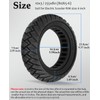 Felixstory 10x3 Off-road Solid Tire, 255x80(80/65-6) Tubeless Scooter Snow Tire