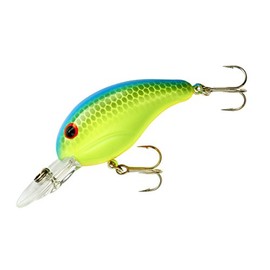 Bandit Crank 200-Series 2-Inch Chartreuse Blue Back 4 to 8-Feet Deep Bait