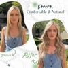 RUNATURE Real Hair Extensions with Wire 40 cm Blonde Highlight
