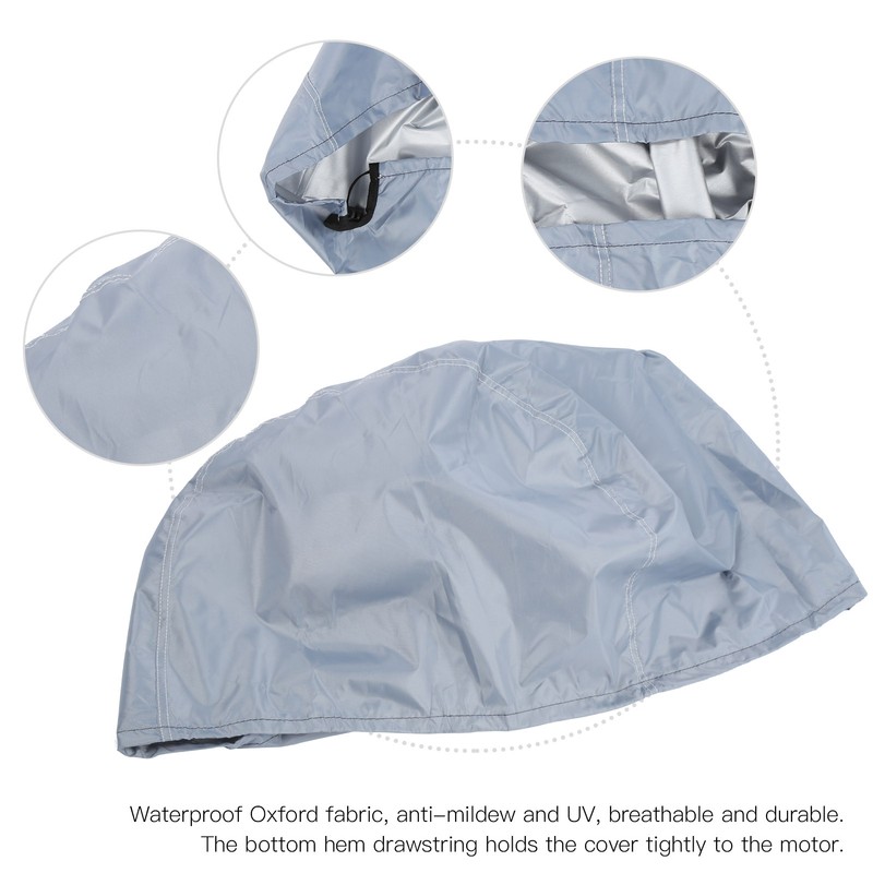 Boat Yacht Outboard Motor Rainproof Protection Sun Cover Marine Accessories