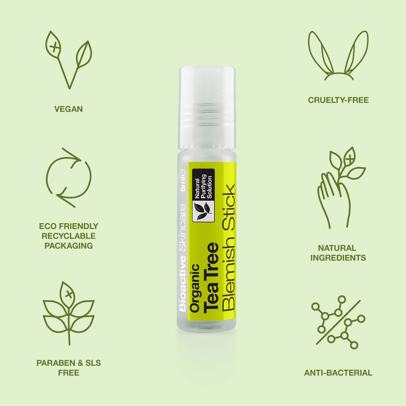 Dr Organic, Organic Tea Tree Blemish Stick , Natural ,
