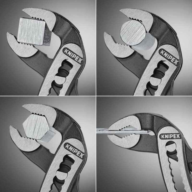 KNIPEX Knipex 8801180 7-Inch Alligator Pliers, Black/Red