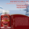 xemenry Antarctic Krill Oil - Omega-3 EPA, DHA, Astaxanthin, Anti