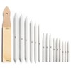 HappyHome Paper Rubbing Brush 15 Pieces, Pastel Painting, Drawing Pencil,