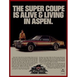 1978 Dodge Aspen R/T Widebody Super Coupe NEW Metal Sign: 12x16" Ships Free