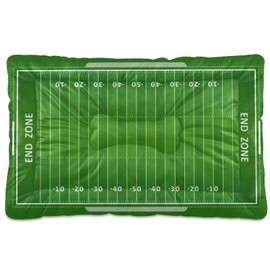 KEEPREAL American Football Field Dog Cat Bed, Rectangle Comfortable Pet Bed, Ultra Soft Calming for Small Medium Large Dogs, 36x24in