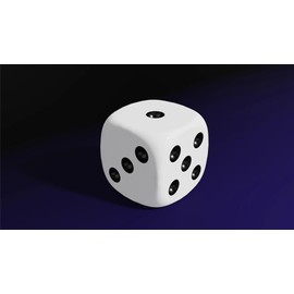 Magnetic Die (White) by Iarvel Magic
