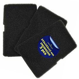 3 Pieces Sponge Filter for Tumble Dryer - 2964840200 for Beko for Smeg - with Size 243 x 153 x 12 mm - Warranty 10 Years - MONTERAL