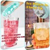 Silicone Cylinder Ice Cube Tray Mold Mini Ice Trays with