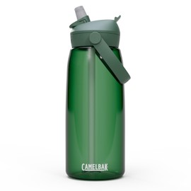 CamelBak Thrive Flip Straw 32oz Water Bottle with Tritan Renew – Easy Carry - Straw Top, Forest Green