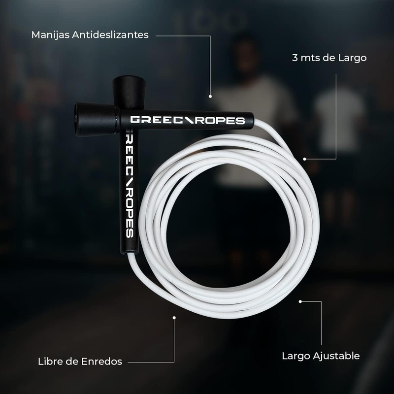 Cuerda Para Saltar PVC 3M De Largo con 5MM De