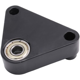 Daiilg Woodworking Drill Guide Adjustable Drilling Template Black Plastic+Metal 28x10cm Hole Punch Locator for DIY