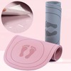 JU indoor multi-purpose exercise mat 8mm mat high-quality TPE jumping rope mat Indoor jumping rope mat 8mm (gray)