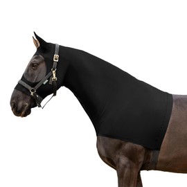 Resistance Horse Hood Slinky Lycra Zippered Mane Braid Shoulder Guard - Horse Sleazy Slickers Care Sheet
