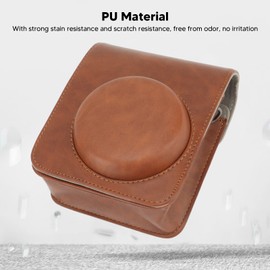 Funda para Cámara Instantánea Compatible con Mini 40, Piel Sintética Clásica Vintage de Piel Sintética para Cámara , Funda Compacta con Cubierta Magnética, Se Adapta