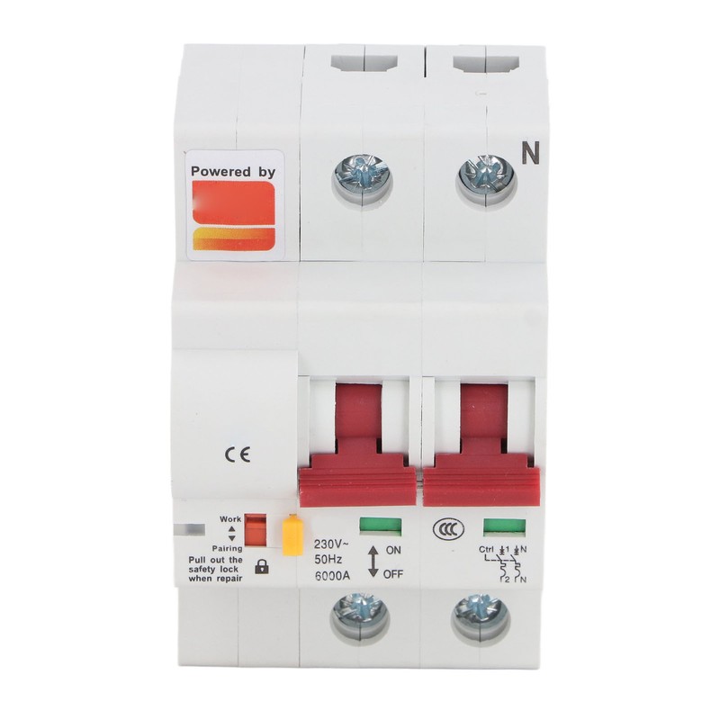 WiFi Smart Circuit Breaker AC 2 Poles Switch Automatic Reclosing