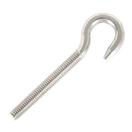 newlng 5PCS M10 Hook Bolt 304 Stainless Steel Ring Screw High Hardness Steel Hook Bolt Hanging Item Heavy Duty Screw Hook