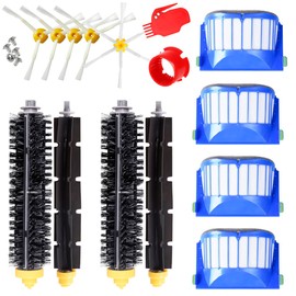 MIRTUX Replacement Kit Compatible with Roomba Series 600 Replacement Parts for Roomba 610, 615, 620, 630, 635, 650, 660, 680, 690, 695... (All Models) - Pack of Rollers, Filters, Side Brushes