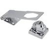 National Hardware N183-780 Keyed Hasp Locks, 1pack, Chrome