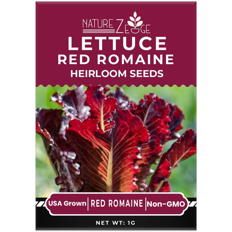 Lettuce Seeds for Planting, Red Romaine Lettuce, Bibb Butter Lettuce,