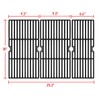 GGC 18" Grill Grates Replacement for Charbroil 463347017, 463377017, 4