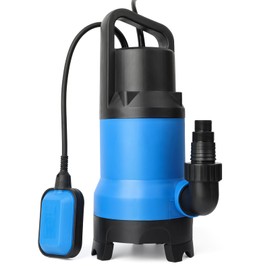 Goseoil 1.5HP Handy Utility Pump Submersible Water Pump 4500GPH High Flow to Remove Clean/Dirty Water for Swimming Pool Pond Hot Tub Flooded House Rain Barrel with 25ft Long Power Cord