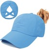 Enwokran Baseball Cap Women's Mesh Quick Drying Ponytail Baseball Cap,
