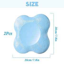2PCS Yoga Knee Pad, Non-slip Yoga Kneeling Pad, Soft And Comfortable Yoga Knee Pad, Used To Support Joints And Relieve Discomfort During Yoga Practice, For Knees, Hands, Wrists, and Elbows