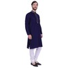 Maple Clothing Kurta - Vestido de pijama bordado de algodón