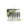 Jackall Worm Rhythm Wave, 3.8 Inch, Blue Gil/Pearl White